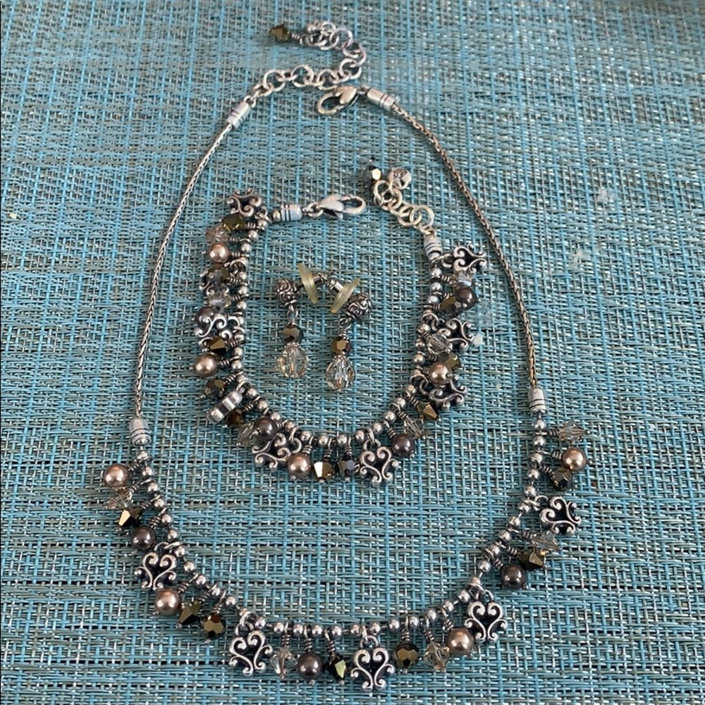 Beautiful sparkly Brighton Jewelry set